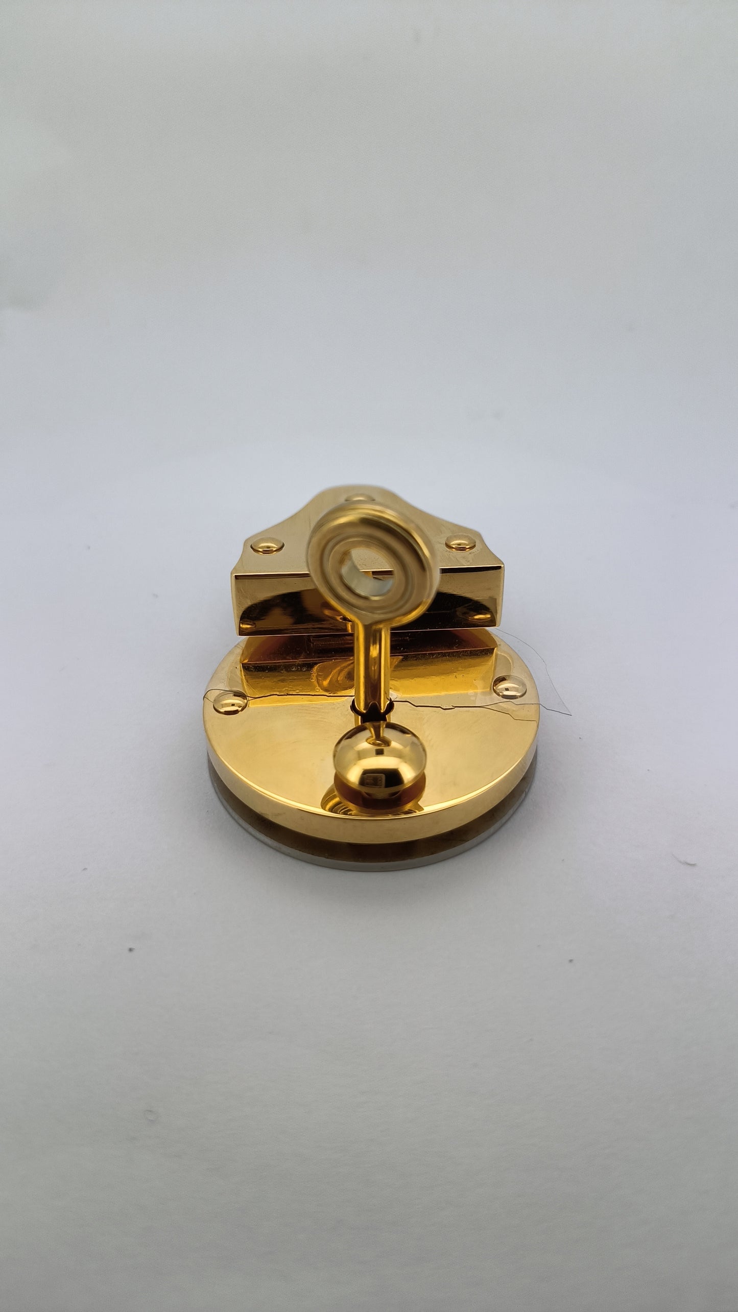 VAL23037 Button Lock Stainless Steel Polished Gold