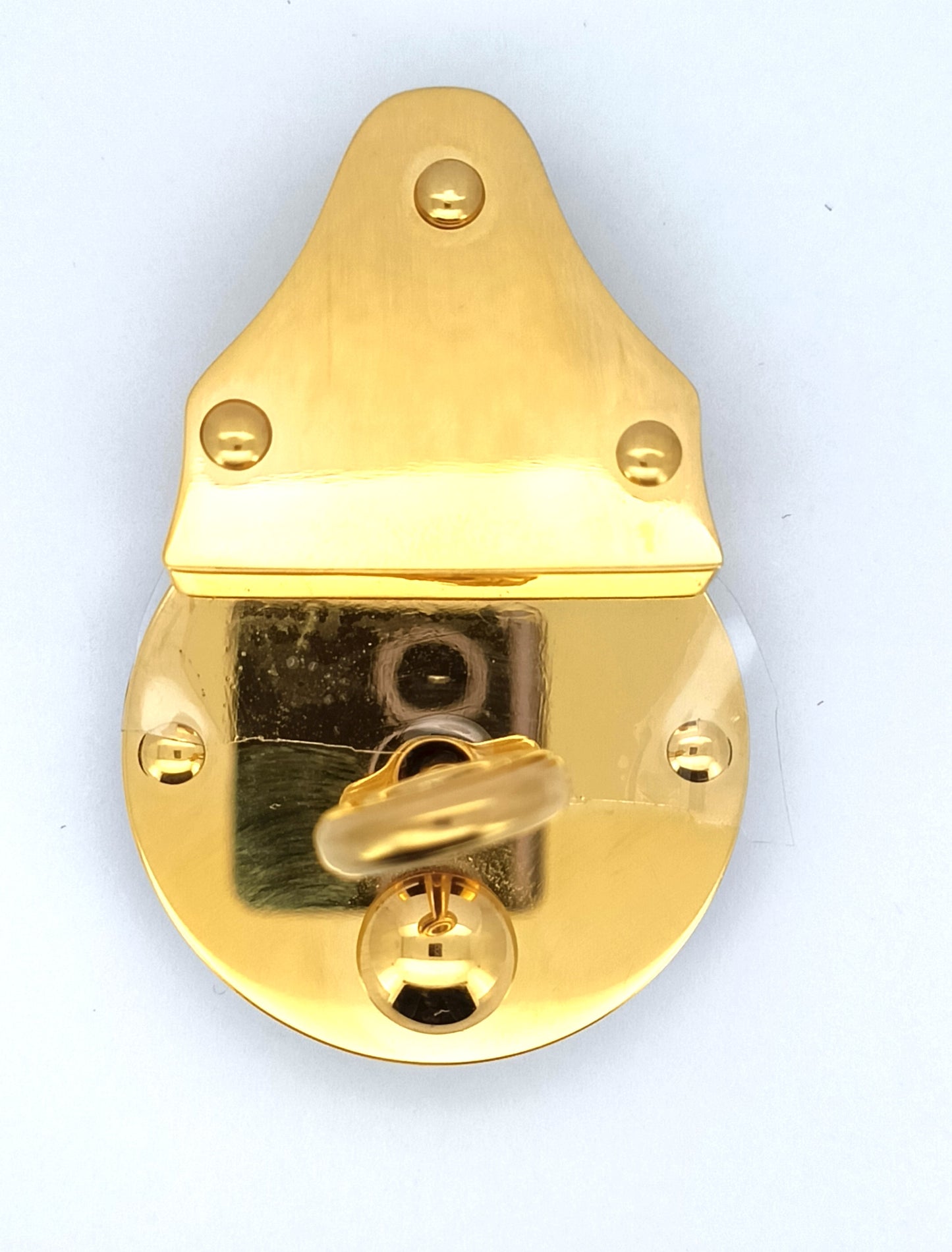 VAL23037 Button Lock Stainless Steel Polished Gold