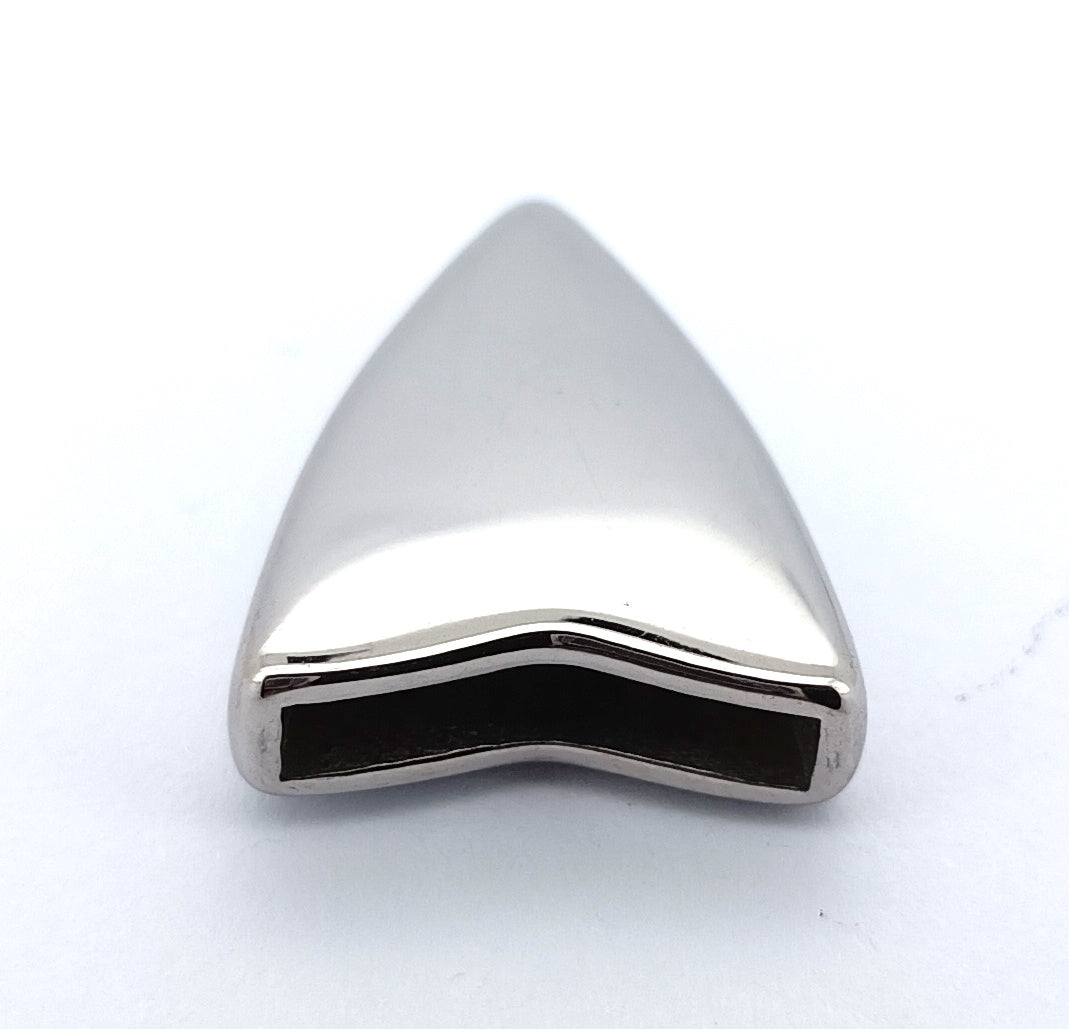 VAL23103 Strap End Stainless Steel Polished