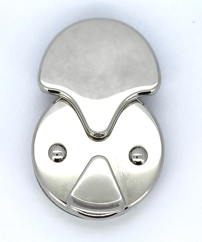 VAL23036 Button Lock Stainless Steel Polished