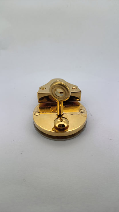 VAL23037 Button Lock Stainless Steel Polished Gold