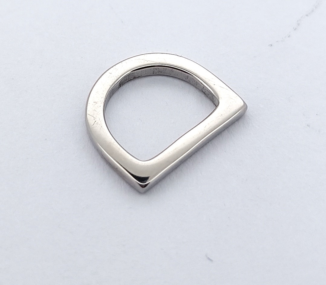 VAL23054 9mm D Ring Stainless Steel Polished