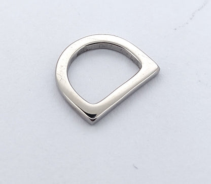 VAL23054 9mm D Ring Stainless Steel Polished