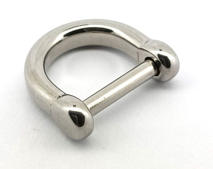 VAL23057 D Ring Stainless Steel Polished