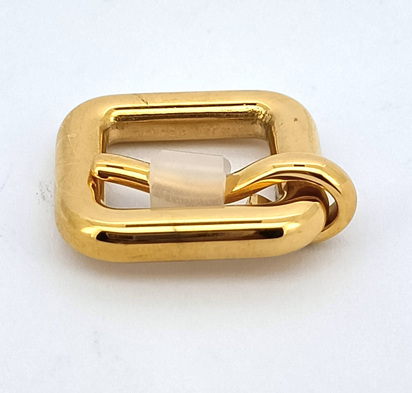 VAL23063 10mm Pin Buckle Stainless Steel Polished Gold