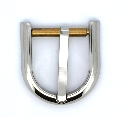 VAL23073 19mm Pin Buckle Stainless Steel Polished