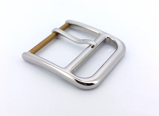 VAL23074 25mm Pin Buckle Stainless Steel Polished