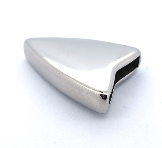 VAL23103 Strap End Stainless Steel Polished